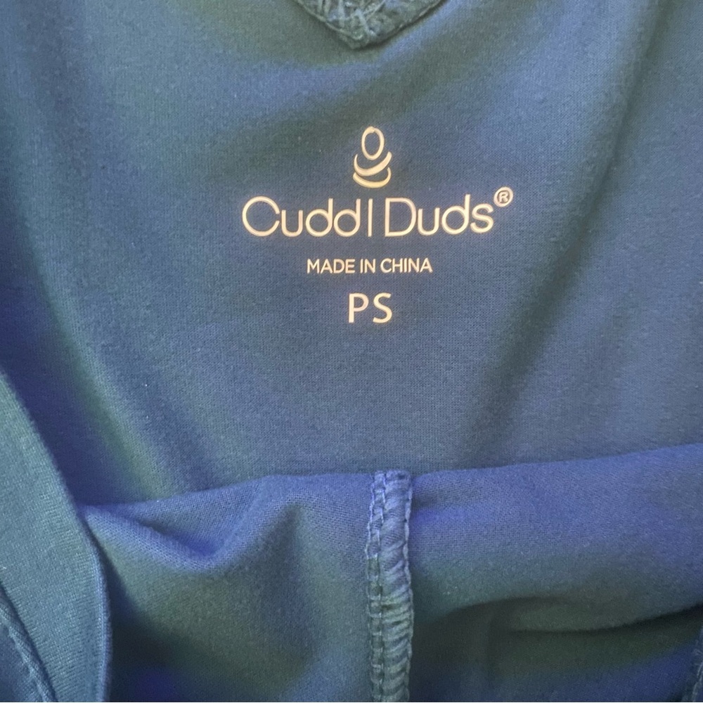Cuddl Duds Cropped Jumpsuit Wide Leg Petite Small - Picture 2 of 9